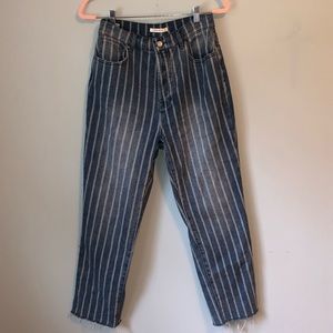 PACSUN striped denim jeans